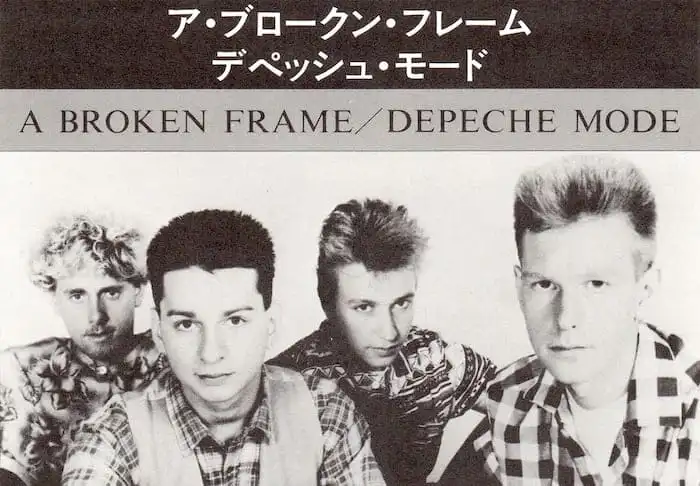 Depeche Mode – A Broken Frame – постер пластинки, Япония