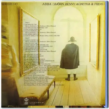ABBA – Waterloo (1974) – Обратная сторона