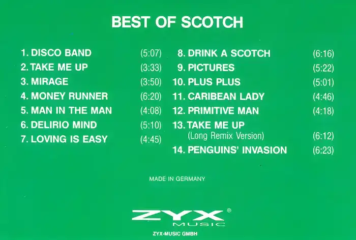 Scotch – Best of Scotch – Содержание