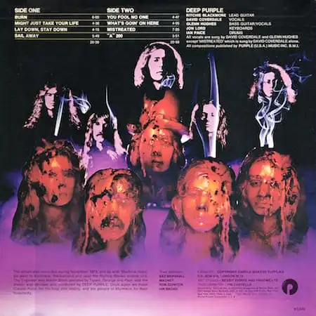 Deep Purple – Burn (1974) – Содержание альбома