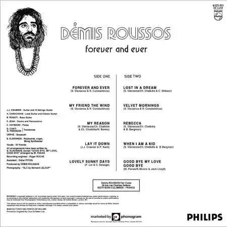 Демис Руссос – Forever and Ever (1973) – Содержание