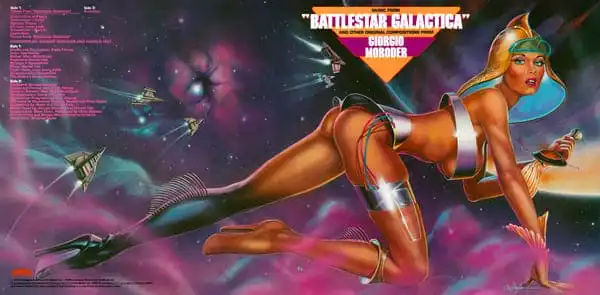 Giorgio Moroder – Battlestar Galactica (1978) – Полная обложка
