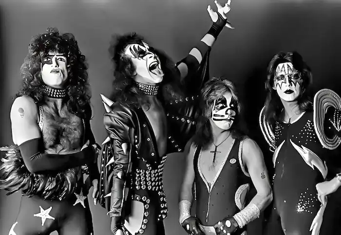 Группа Kiss, середина 70-х годов