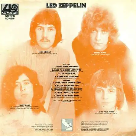 Led Zeppelin I (1969) – Содержание