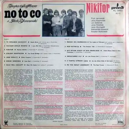 No To Co (Польша) – Nikifor (1968) – Содержание пластинки
