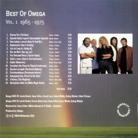 Omega – Best Of Omega Vol.1 – Содержание