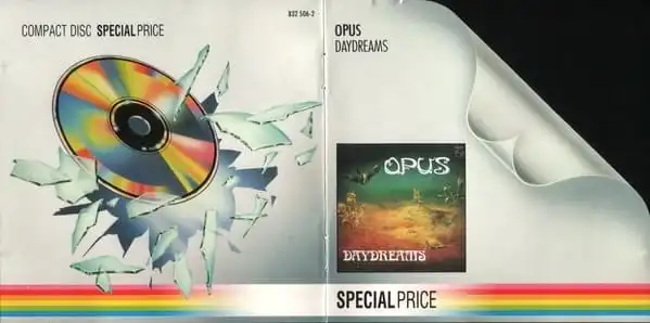 Opus – Daydreams (1980) – Разворот диска