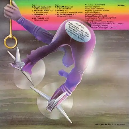 Scorpions – Fly To The Rainbow – Содержание