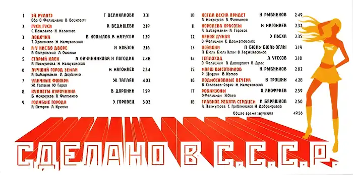 Сделано в СССР – 1 часть – Содержание сборника