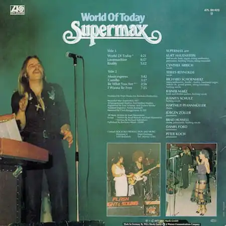 Supermax – World Of Today (1977) – Содержание
