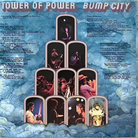Tower of Power – Bump City (1972) – Обратная сторона пластинки